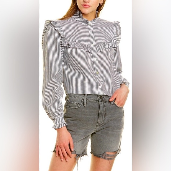 Rebecca Minkoff EUC XL “Linda” Blouse - Picture 1 of 7